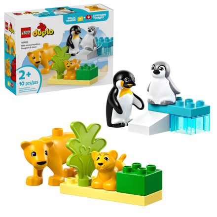 LEGO® DUPLO® - Állatcsaládok a vadvilágban: Pingvinek és oroszlánok (10442)