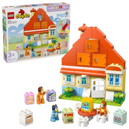 LEGO DUPLO Bluey - Bluey családi háza memóriajátékkal (10459)