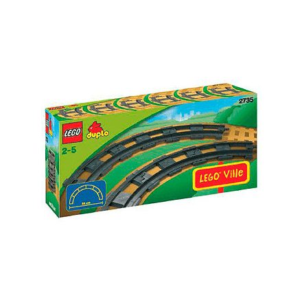 LEGO® DUPLO® - 6 íves sín (2735)