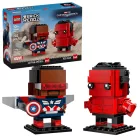 LEGO® BrickHeadz - Amerika Kapitány és Vörös Hulk figurák (40668)