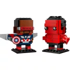 LEGO® BrickHeadz - Amerika Kapitány és Vörös Hulk figurák (40668)