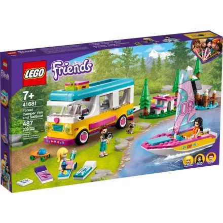 LEGO® Friends - Erdei lakóautó és vitorlás (41681)