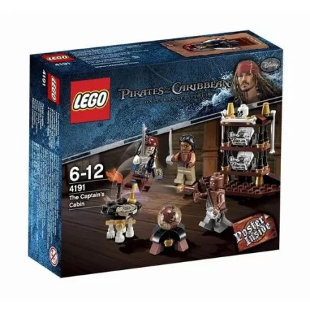 LEGO® A Karib-tenger kalózai - A kapitány fülkéje (4191)