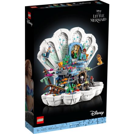 LEGO® Disney™ - A kis hableány királyi gyöngykagylója (43225)
