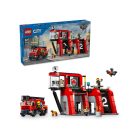 LEGO® City - Tűzoltóállomás és tűzoltóautó (60414)
