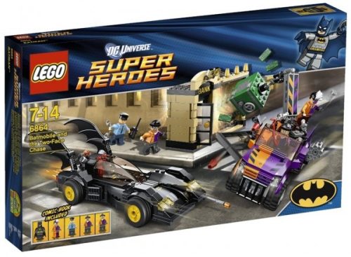 LEGO® Super Heroes - Batmobile™ és Kétarcú versenyben (6864)