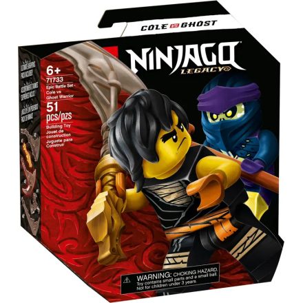 LEGO® NINJAGO® - Hősi harci készlet - Cole vs Kísértethar (71733)