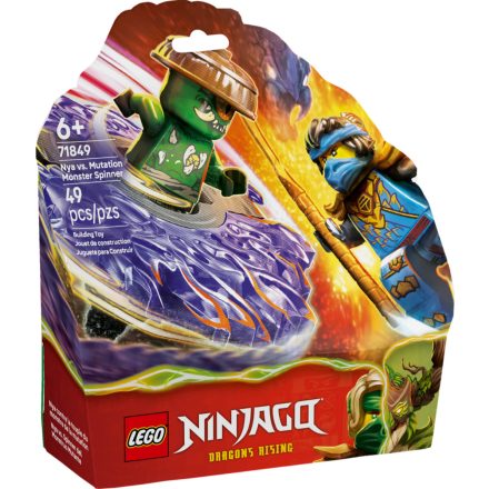 LEGO® NINJAGO® - Nya egy mutáns szörny pörgettyűje ellen (71849)
