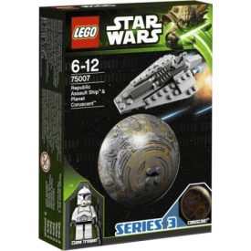   LEGO® Star Wars™ - Köztársasági romboló és Coruscant bolygó (75007)