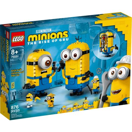LEGO® Minions - Kocka minyonok és barlangjuk (75551)