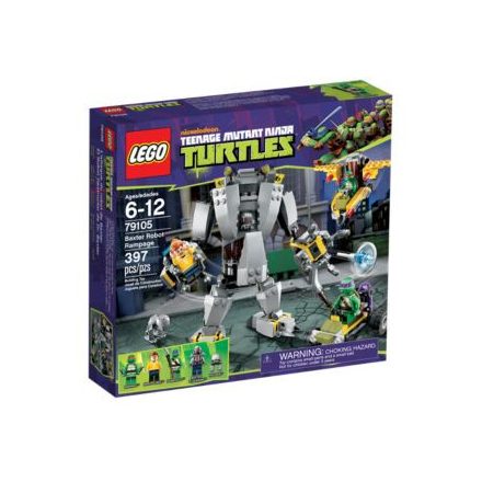 LEGO® Tini Nindzsa Teknőcök - Baxter robot tombolása (79105)