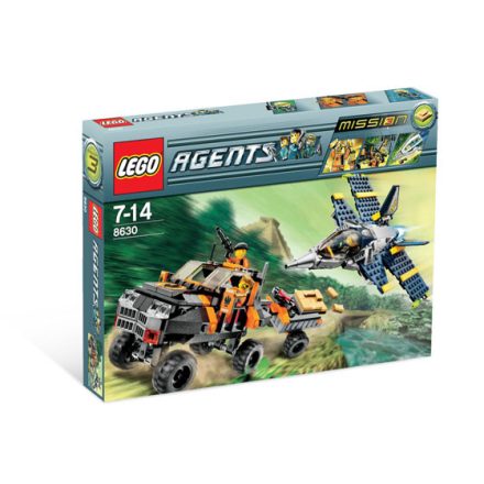 LEGO® Agents - 3.küldetés: Hajsza az arany után (8630)