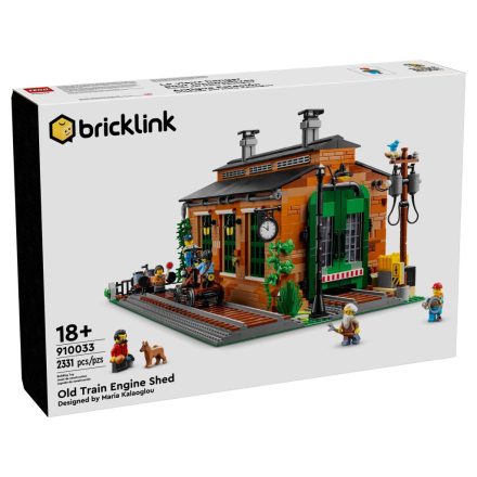 BrickLink Designer Program - Old Train Engine Shed (910033) (Series 1)